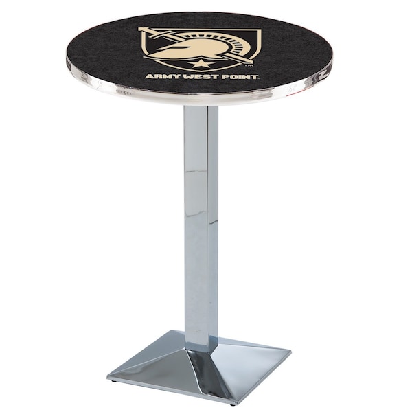 42" Chrome US Military Academy ARMY Pub Table